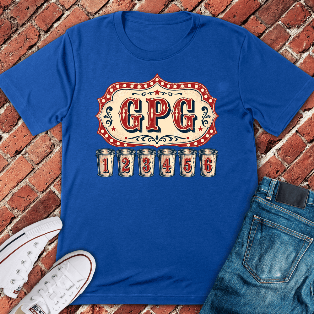 Gpg Shot Game T-Shirt - Royal