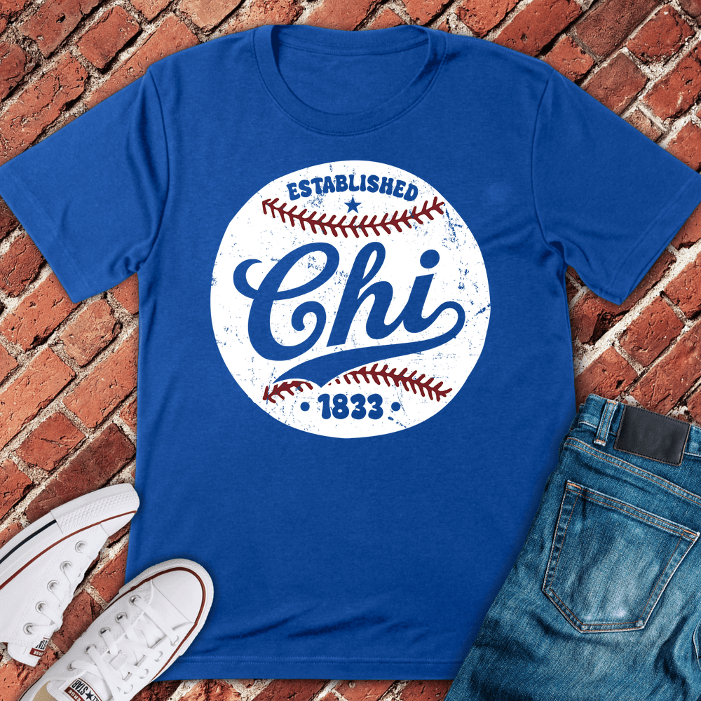 Chi Baseball T-Shirt - Royal