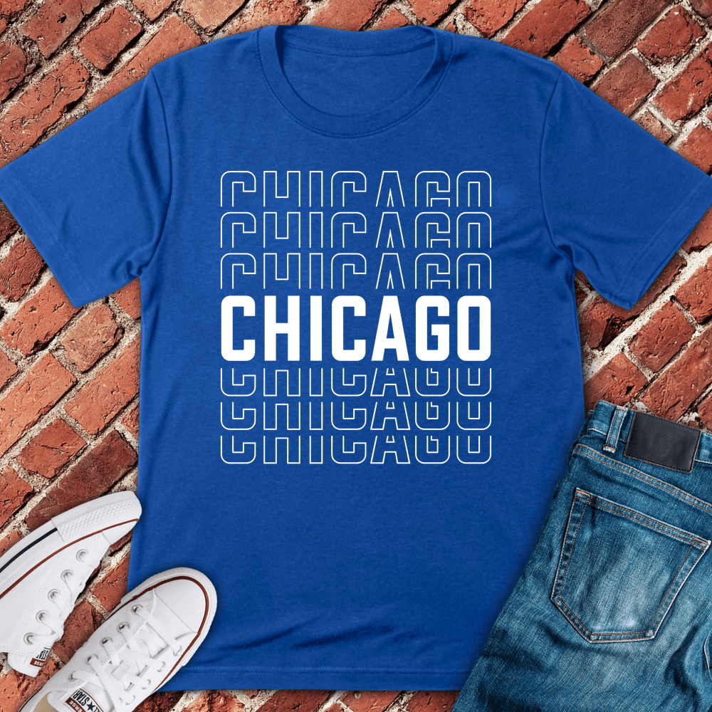 Chicago Repeat T-Shirt - Royal