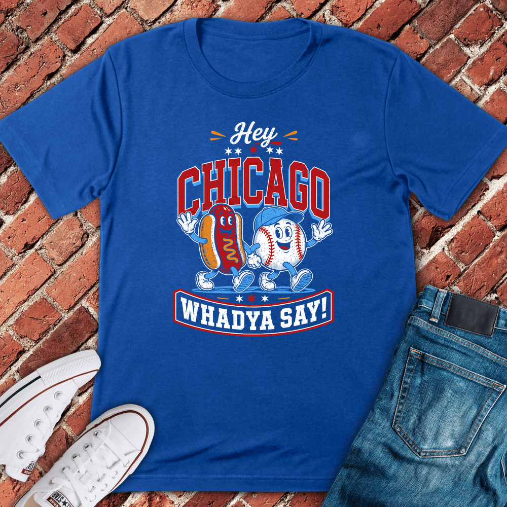 Chicago Say T-Shirt - Royal