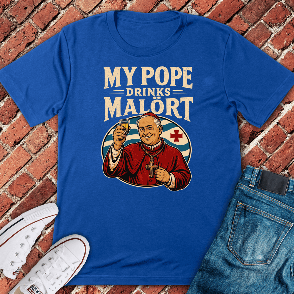 Malort Pope T-Shirt - Royal