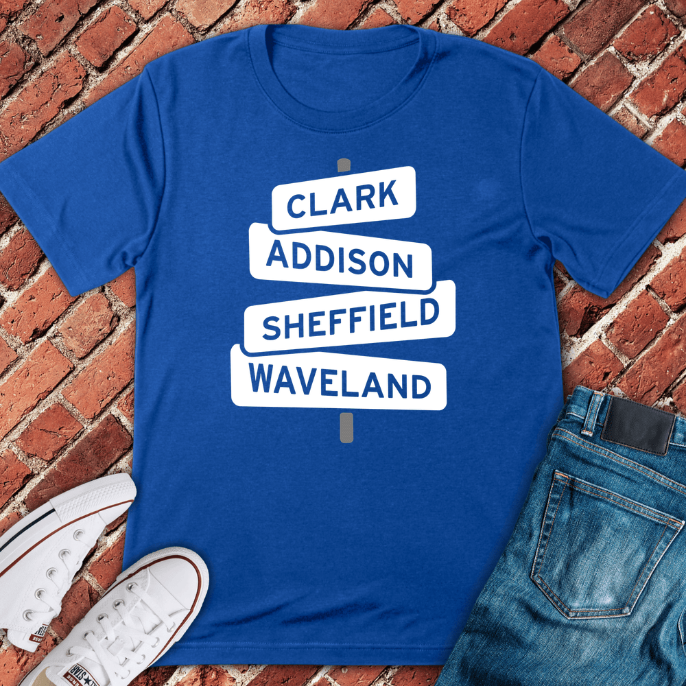 Clark And Addison T-Shirt - Royal