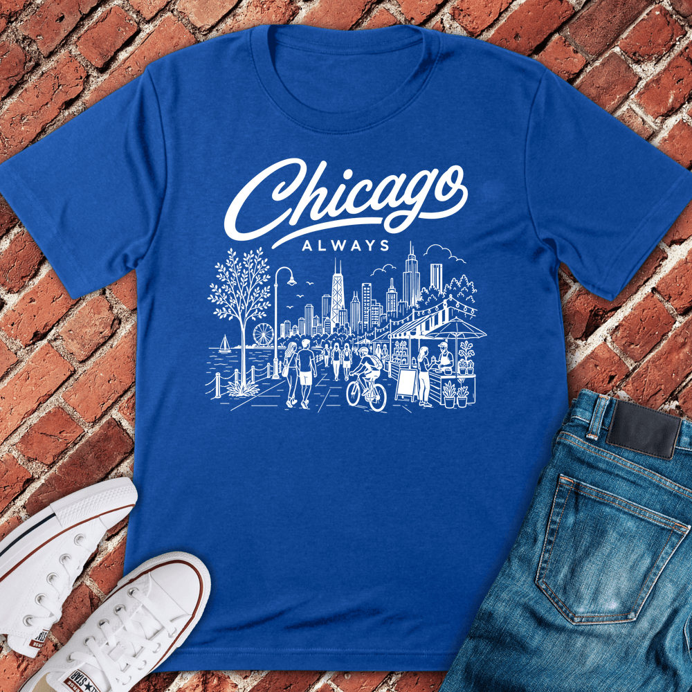 Chicago Always T-Shirt - Royal