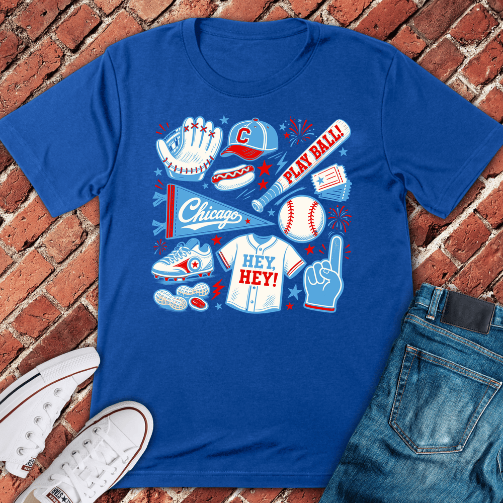 Chi Play Ball T-Shirt - Royal