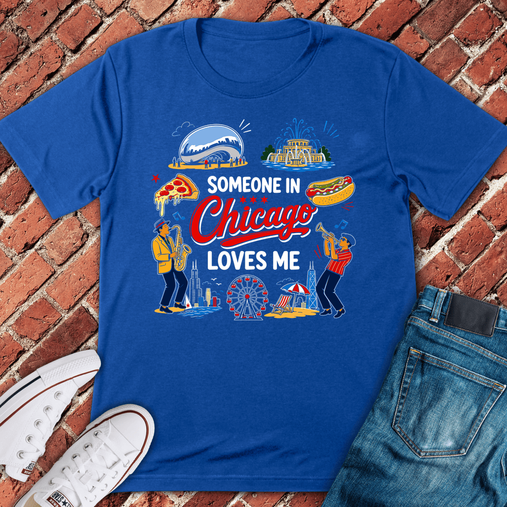 Someone Loves Me T-Shirt - Royal