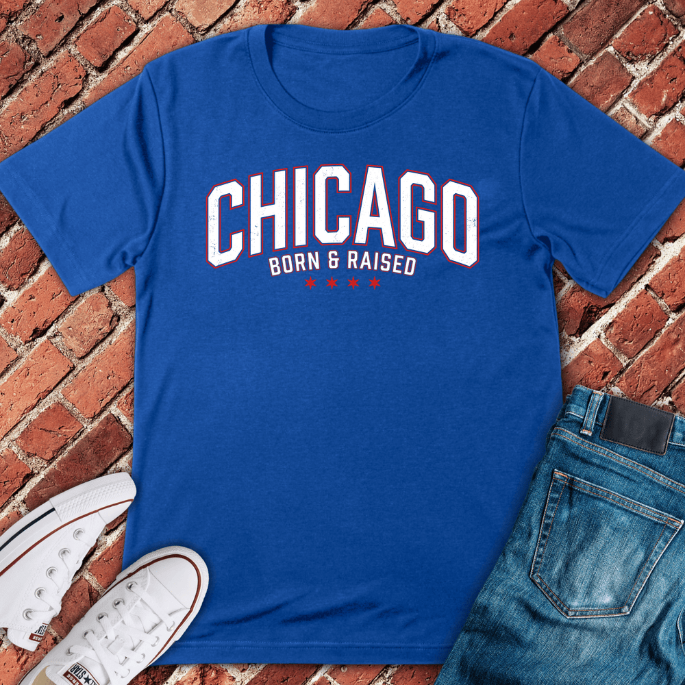Chi Born Raised T-Shirt - Royal