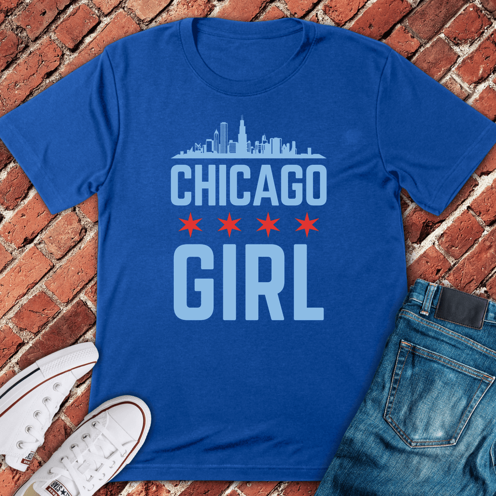 Chi Town Girl T-Shirt - Royal