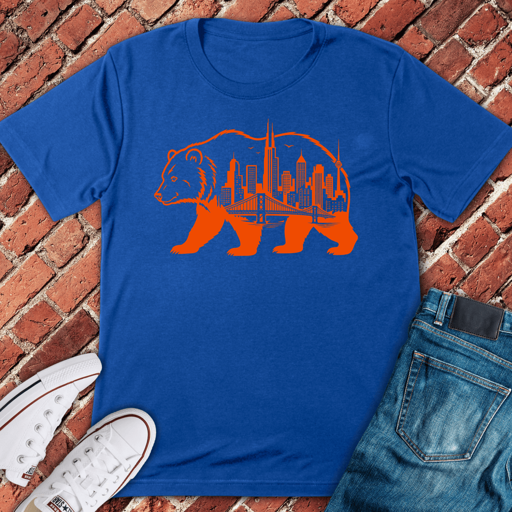 Bay City Bear T-Shirt - Royal