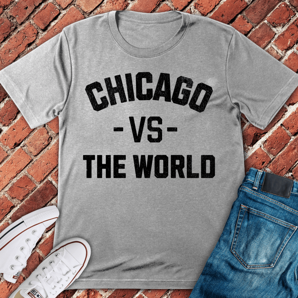 Chicago VS The World T-Shirt - Sport Grey