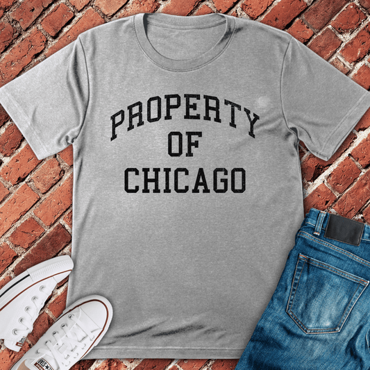 Property Of Chicago T-Shirt - Sport Grey