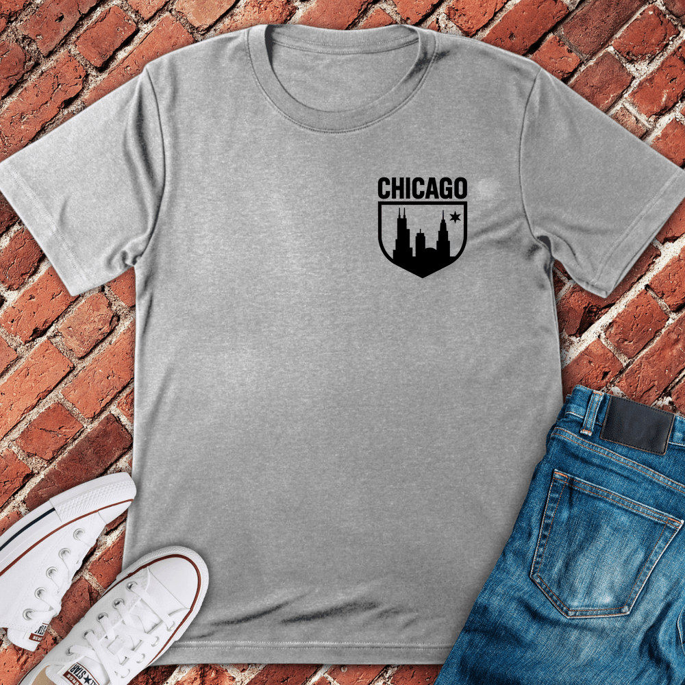 Skyline Shield T-Shirt - Sport Grey