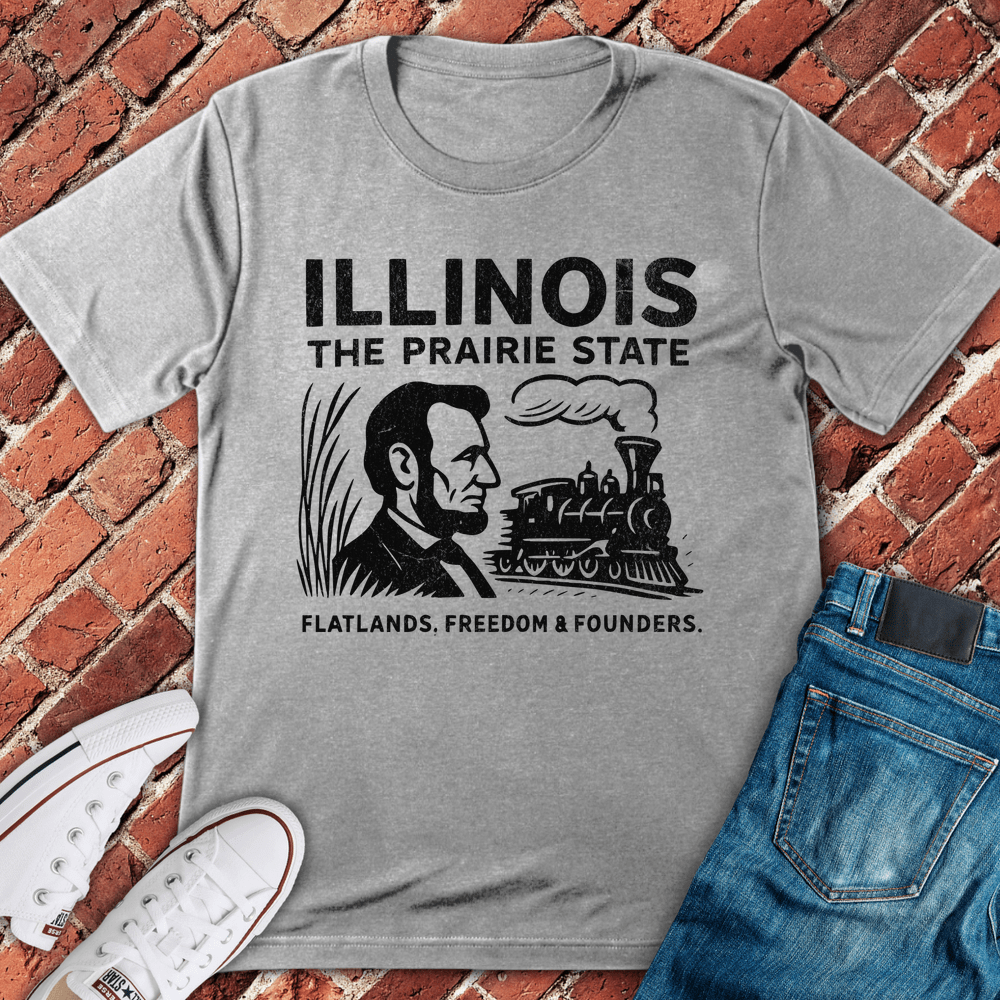 Prairie State Pride T-Shirt - Sport Grey