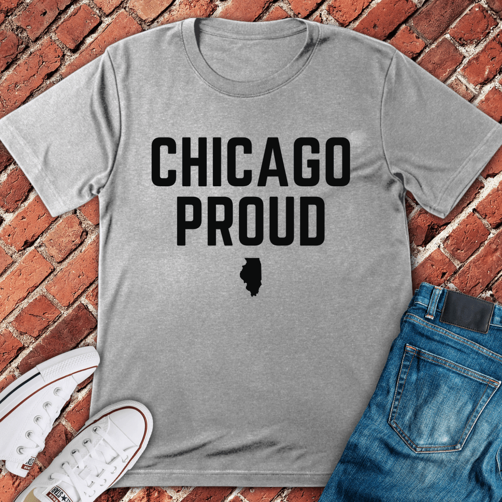 Chicago Proud T-Shirt - Sport Grey