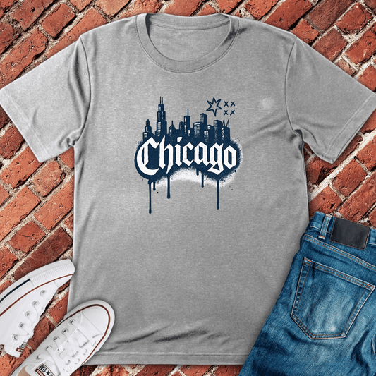 Chicago Drip T-Shirt - Sport Grey