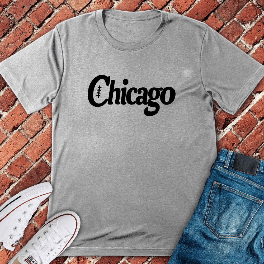 Chi Script Logo T-Shirt - Sport Grey