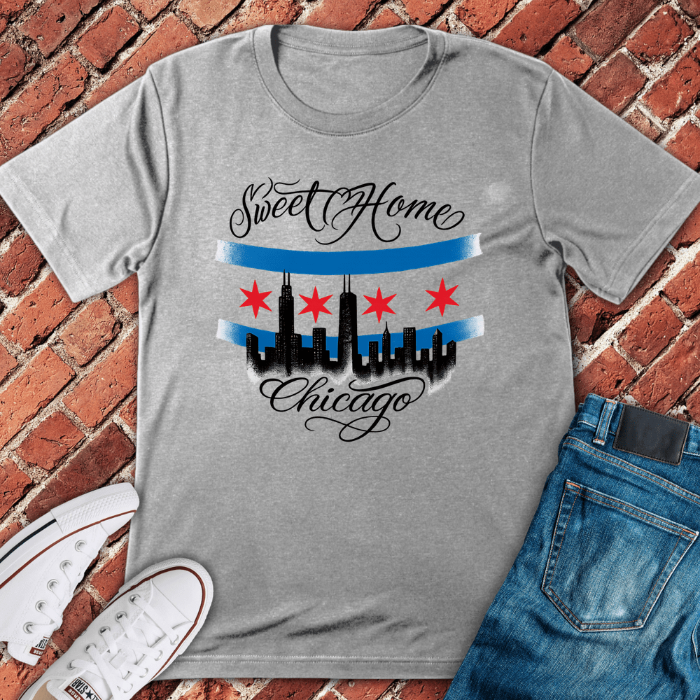 Sweet Home Chi T-Shirt - Sport Grey