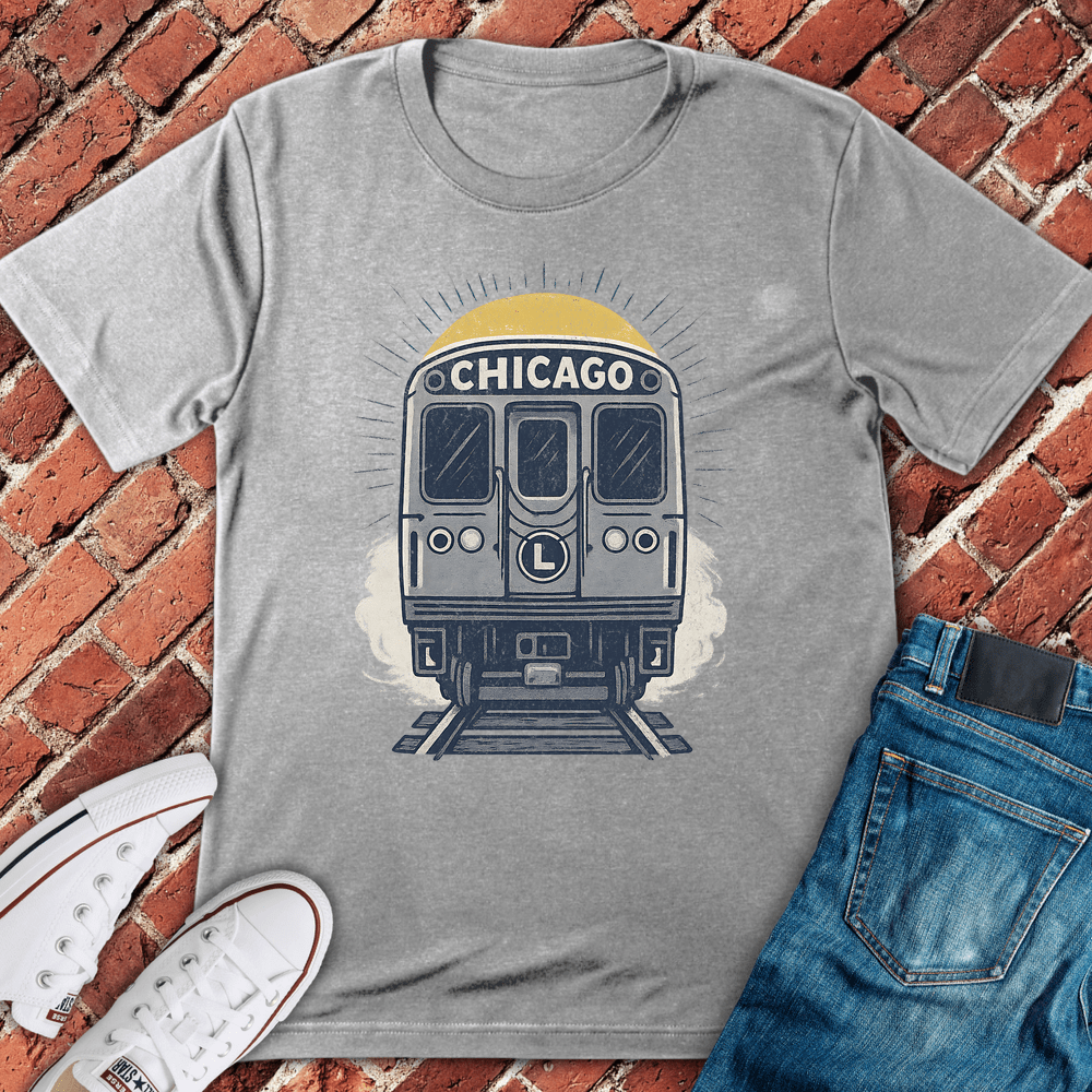 Vintage Sunset Loop T-Shirt - Sport Grey