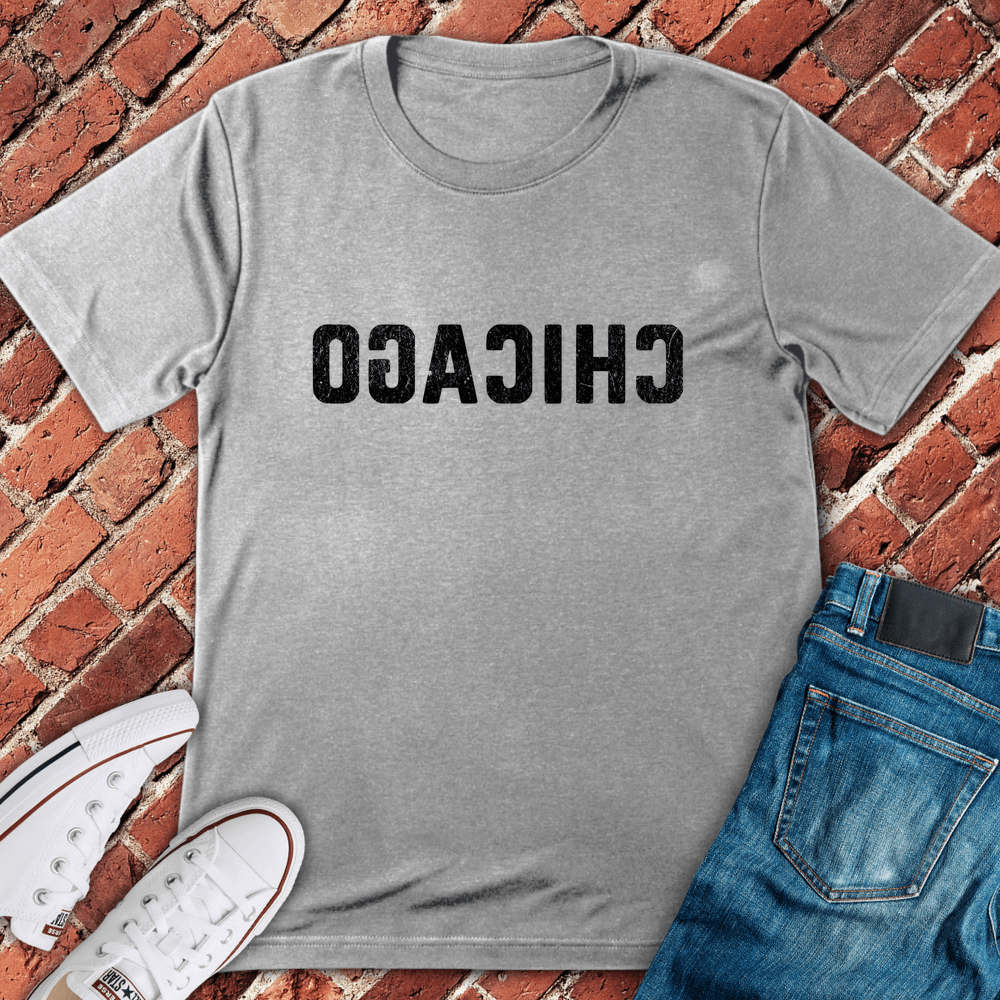 Flipped Chicago T-Shirt - Sport Grey