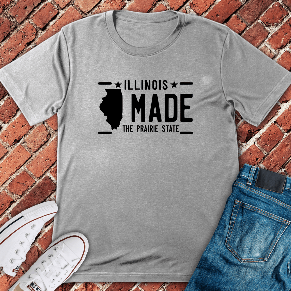 Illinois Made T-Shirt - Sport Grey