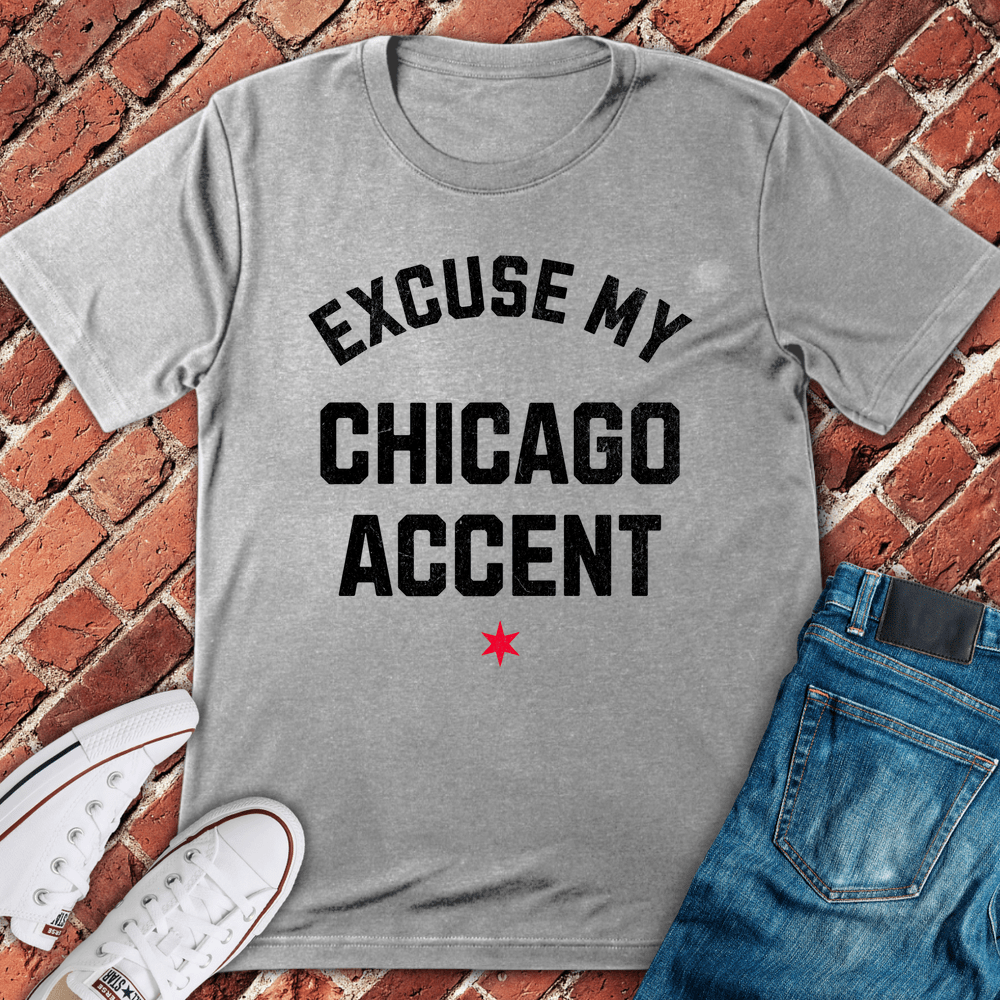 Chicago Accent T-Shirt - Sport Grey