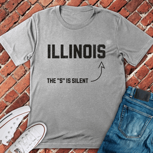 Silent S Illinois T-Shirt - Sport Grey