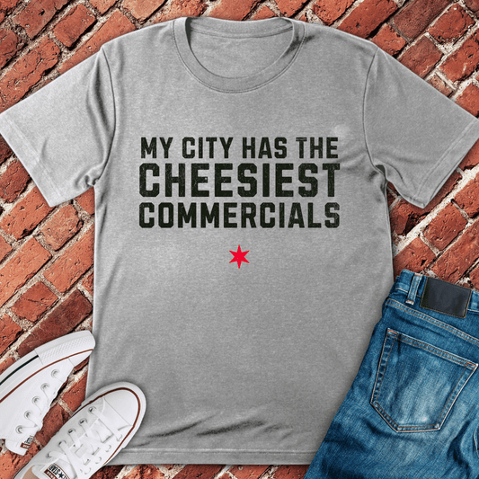 Cheesiest Ads Ever T-Shirt - Sport Grey