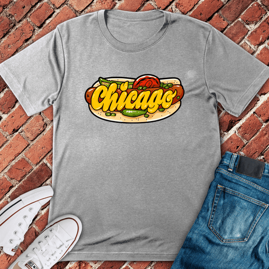 Chicago Dog Dreams T-Shirt - Sport Grey