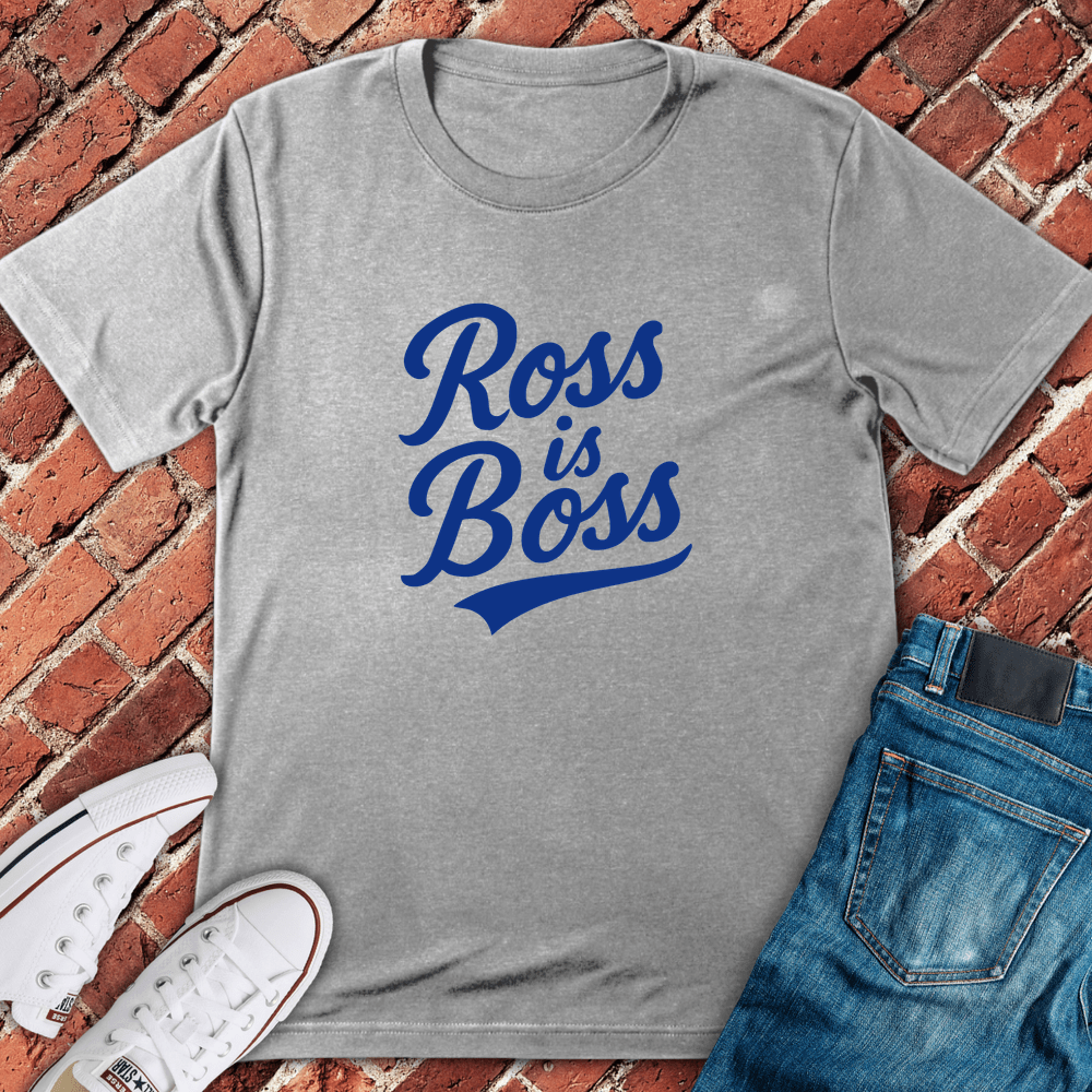 Ross Is Boss T-Shirt - Sport Grey