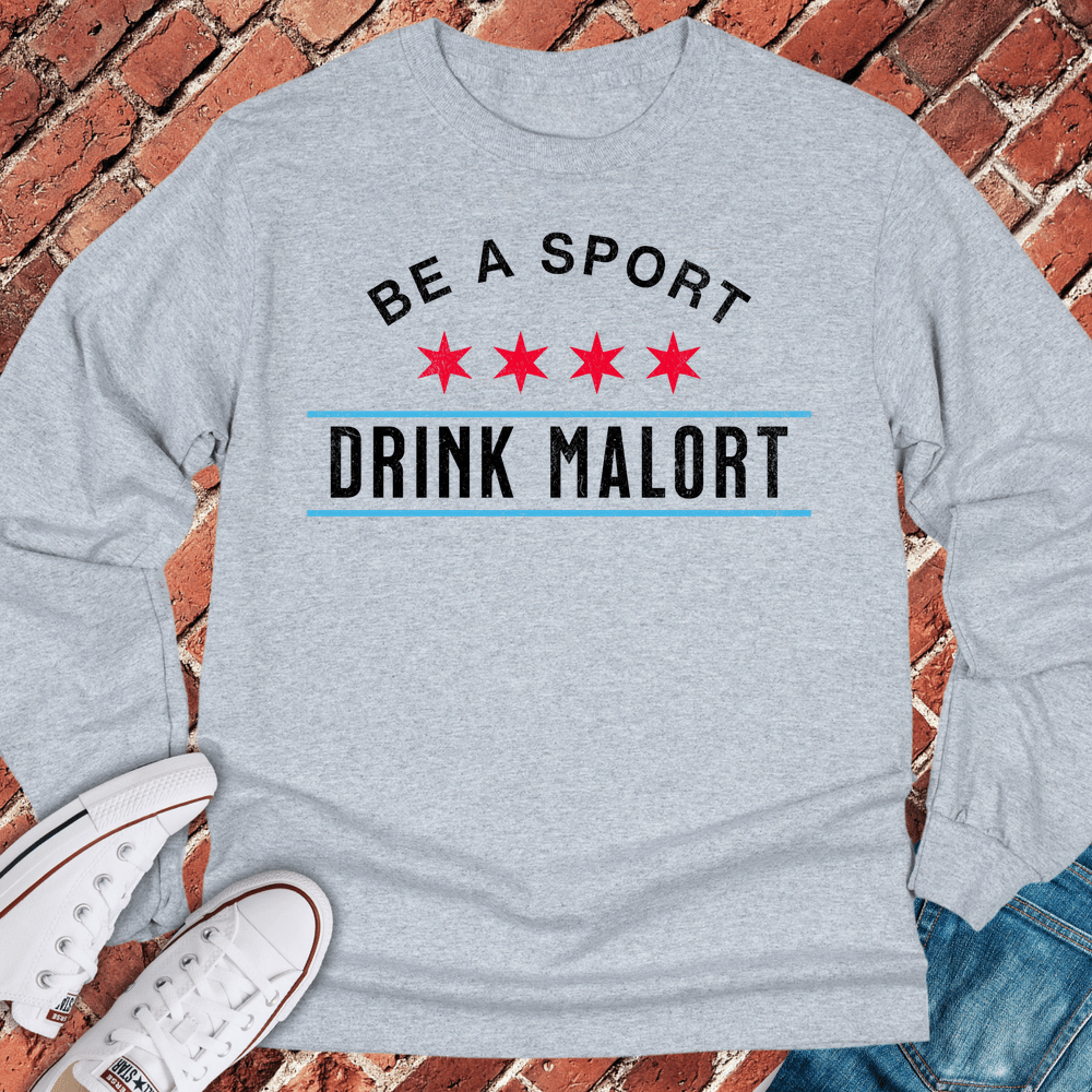 Be A Sport Long Sleeve - Sport Grey