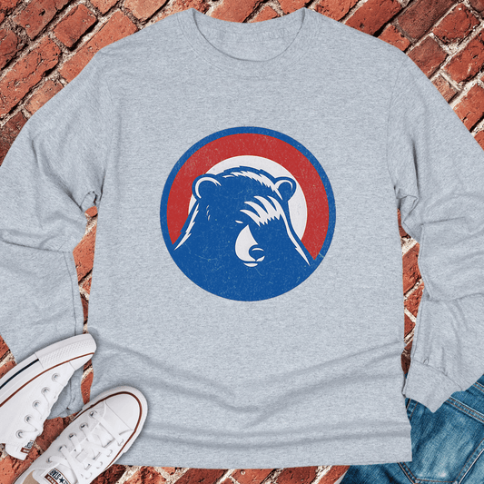 Facepalm Long Sleeve - Sport Grey