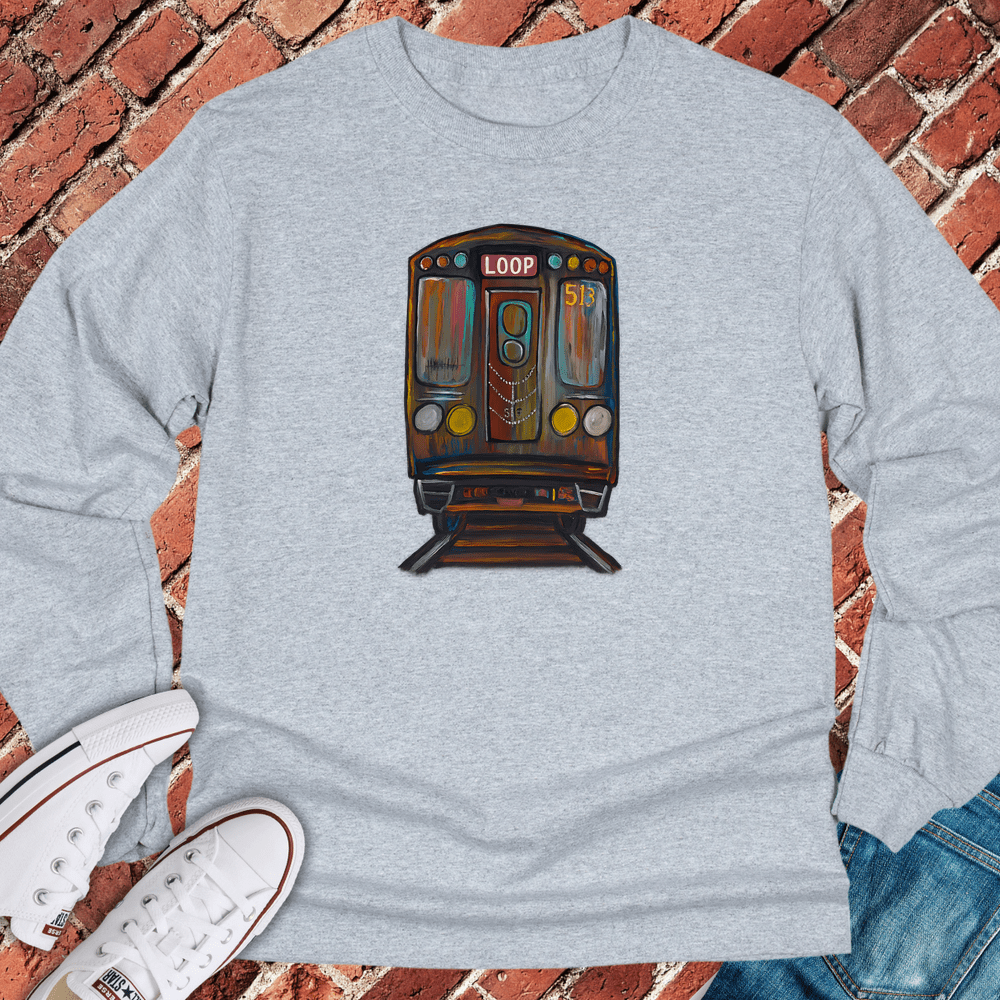 Loop Train Long Sleeve - Sport Grey
