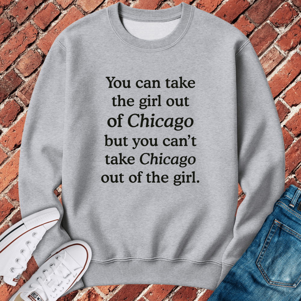 Chicago Girl Forever Crewneck - Sport Grey