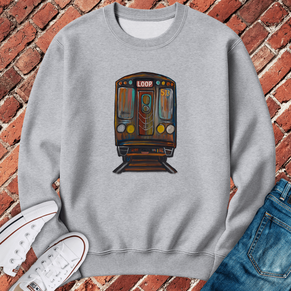 Loop Train Crewneck - Sport Grey