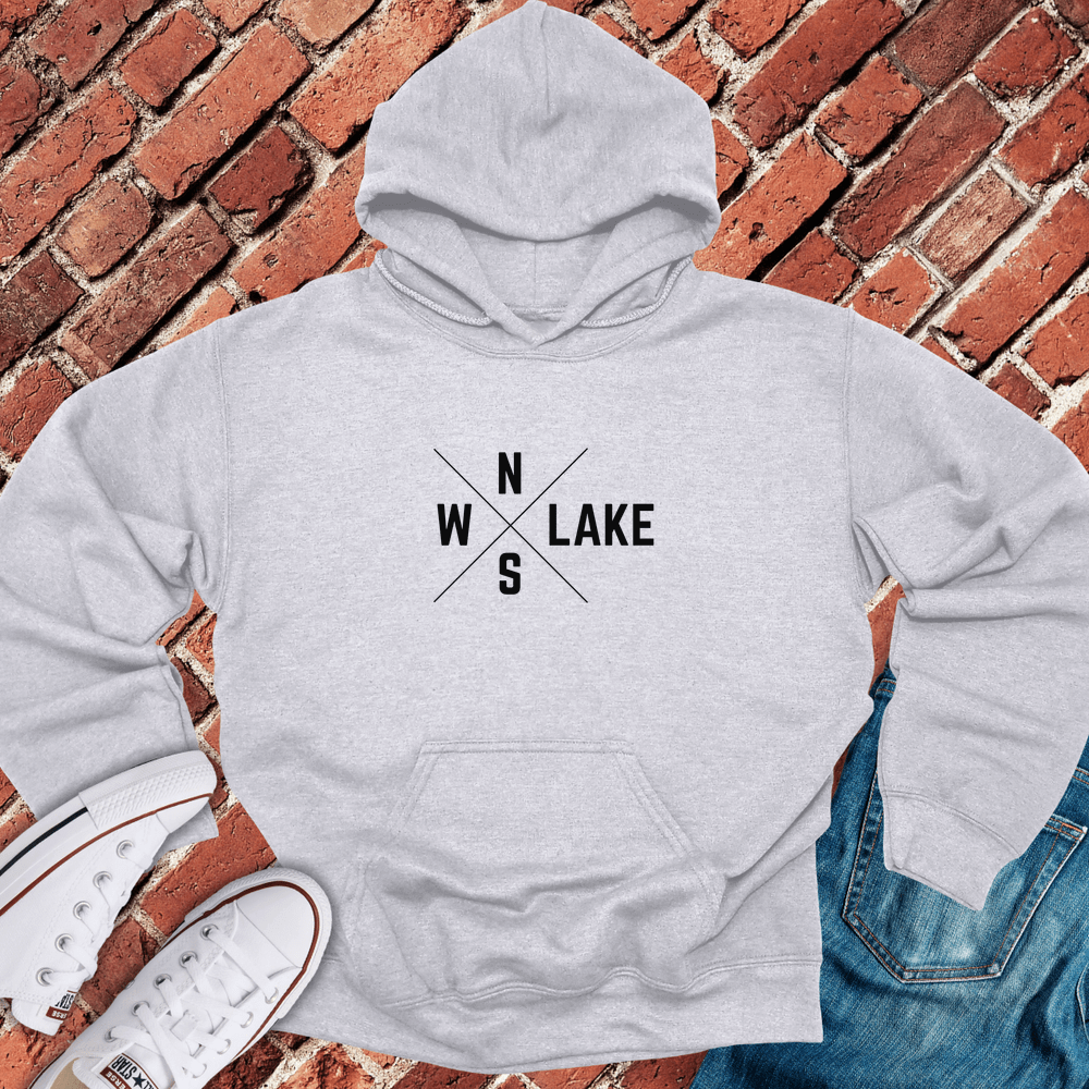 Chicagoans Compass Hoodie - Sport Grey