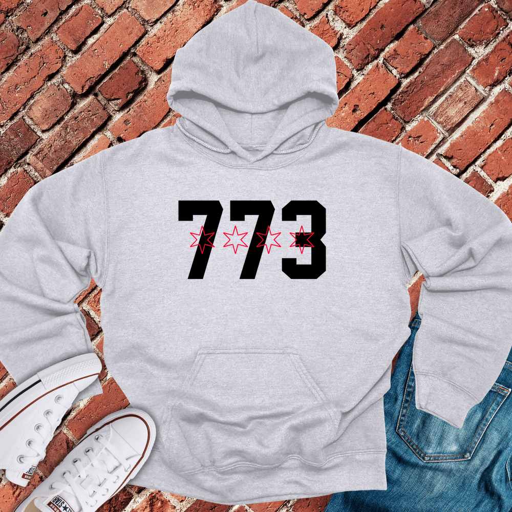 773 Stars Hoodie - Sport Grey