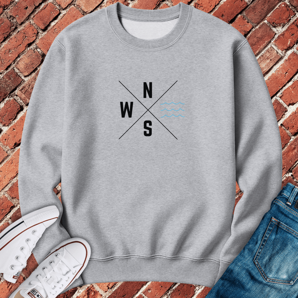 Lake Always East Crewneck - Sport Grey