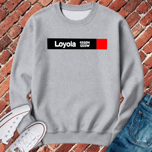 Loyola Crewneck - Sport Grey