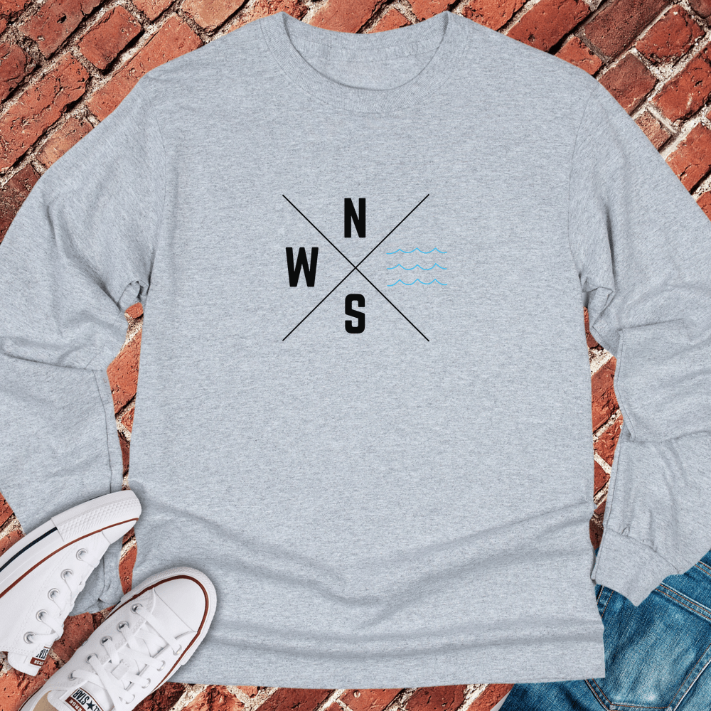 Lake Always East Long Sleeve - Sport Grey