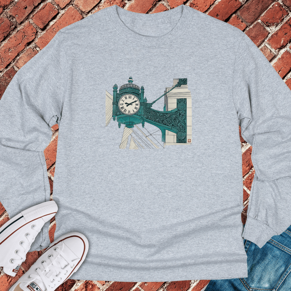 Marshall Clock Long Sleeve - Sport Grey