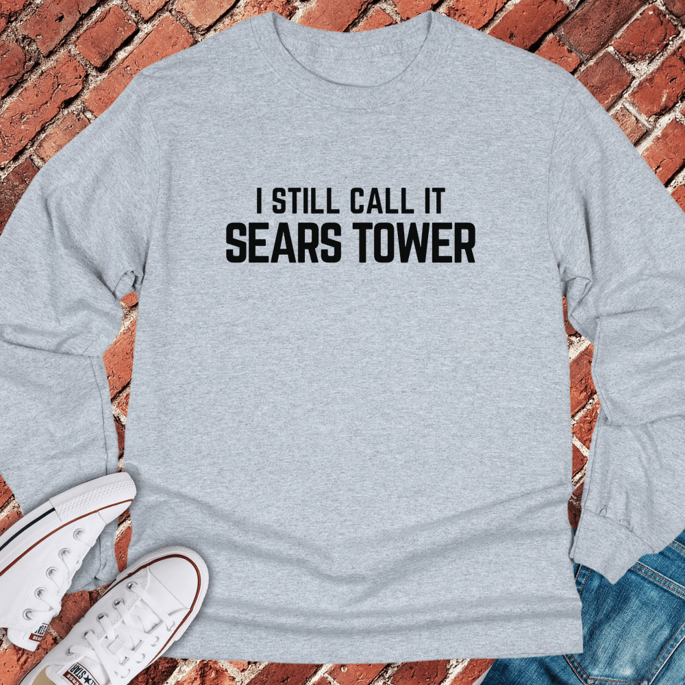 Still Sears Tower Long Sleeve - Sport Grey
