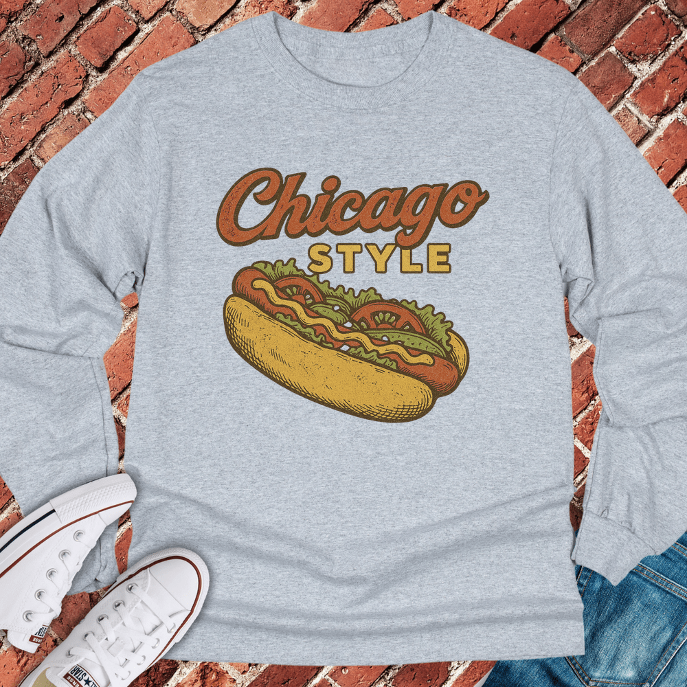 Chicago Style Long Sleeve - Sport Grey