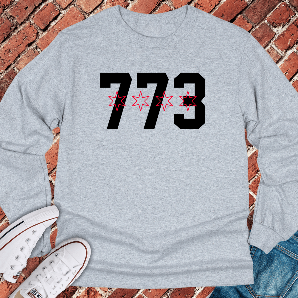 773 Stars Long Sleeve - Sport Grey