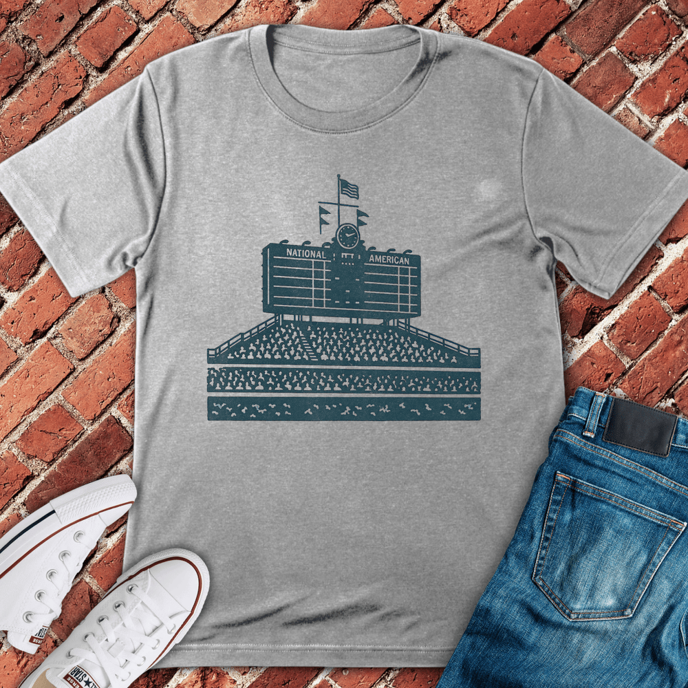 Wrigley Scoreboard T-Shirt - Sport Grey