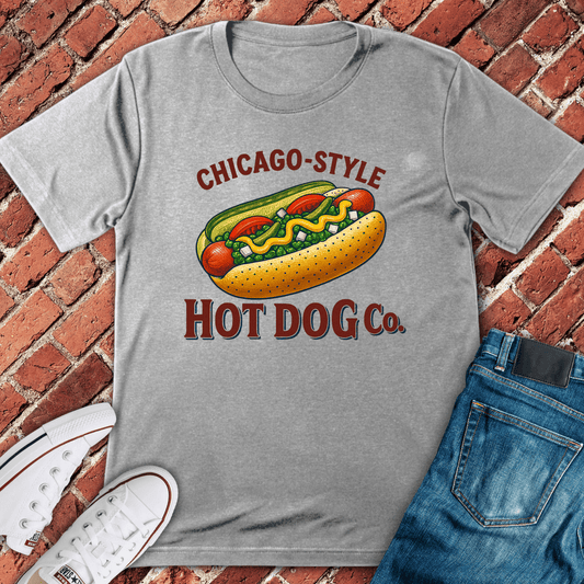 Hot Dog Iconic T-Shirt - Sport Grey