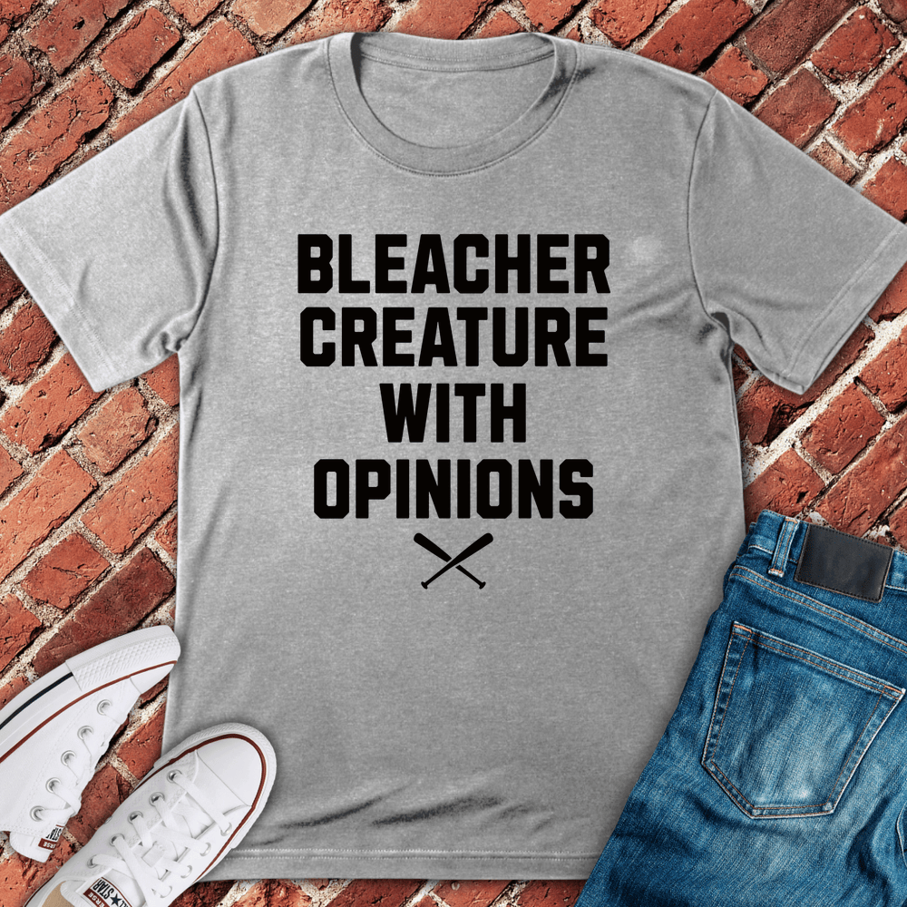 Creature With Opinions T-Shirt - Sport Grey