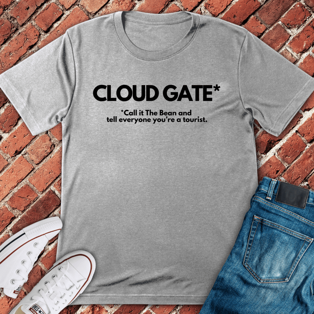 Cloud Gate Tourist T-Shirt - Sport Grey