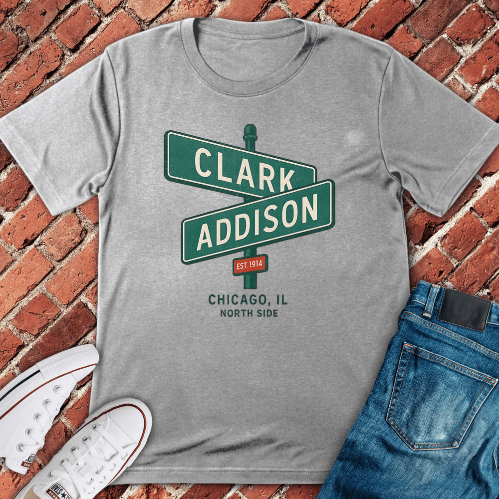 Clark And Addison T-Shirt - Sport Grey
