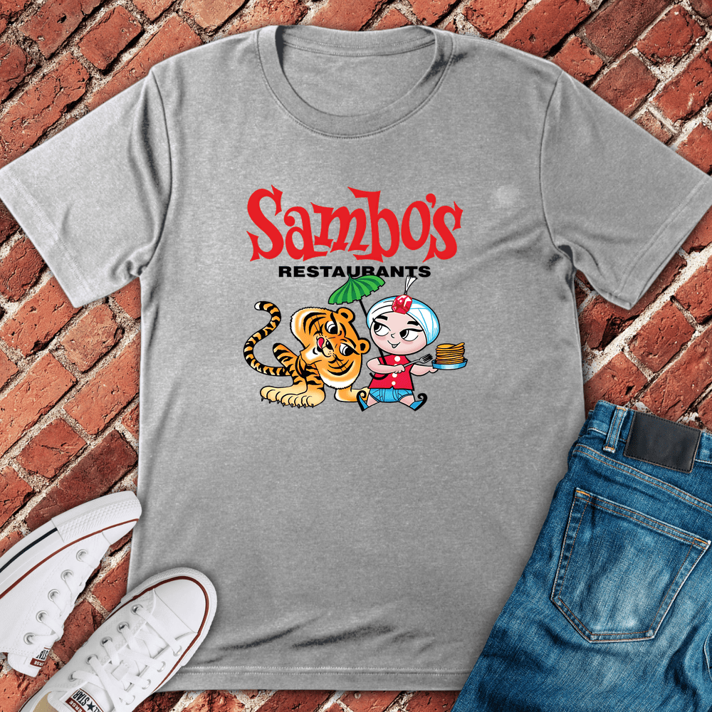 Sambo’s Throwback T-Shirt - Sport Grey