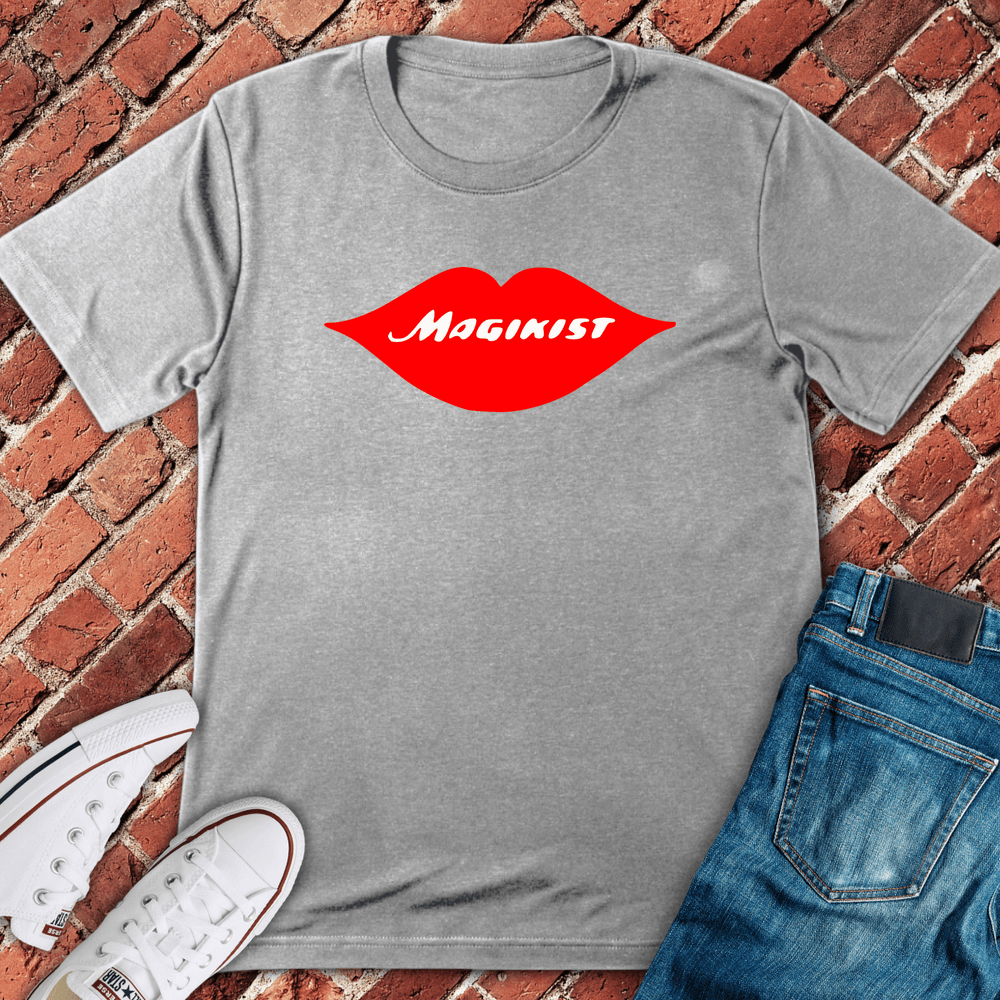 Magikist Lips T-Shirt - Sport Grey