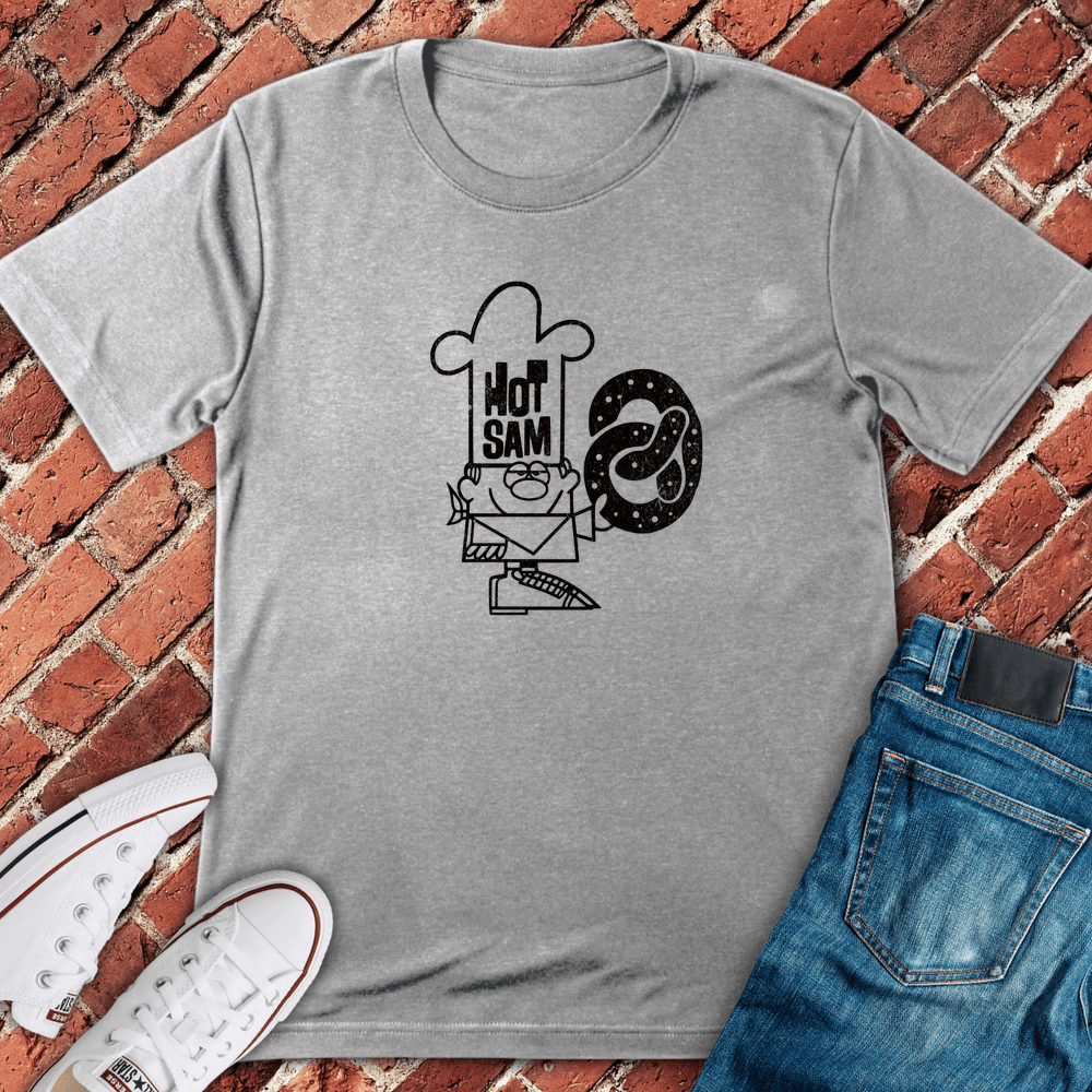 Hot Sam Pretzel T-Shirt - Sport Grey